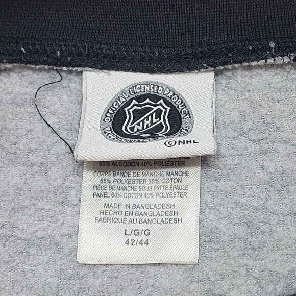 NHL‎ Las Vegas Golden Knights Mens Lace Up Long Sleeve Shirt Large 42/44 Gray - Picture 5 of 6